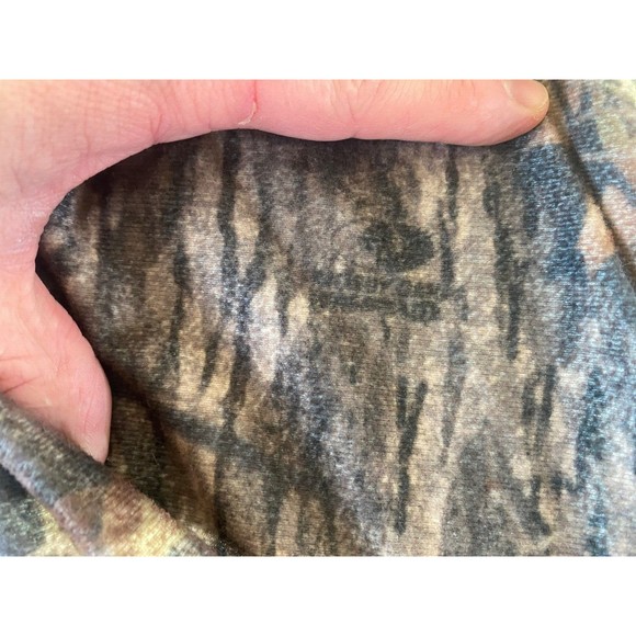 Cabelas Womens L Button Long Sleeve Hunting Outdoor Mossy Oak Chamois CAMO Shirt - Picture 6 of 9